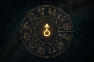 An evocative artistic depiction of zodiac signs and constellations highlighting the significance of ascendent in astrology.