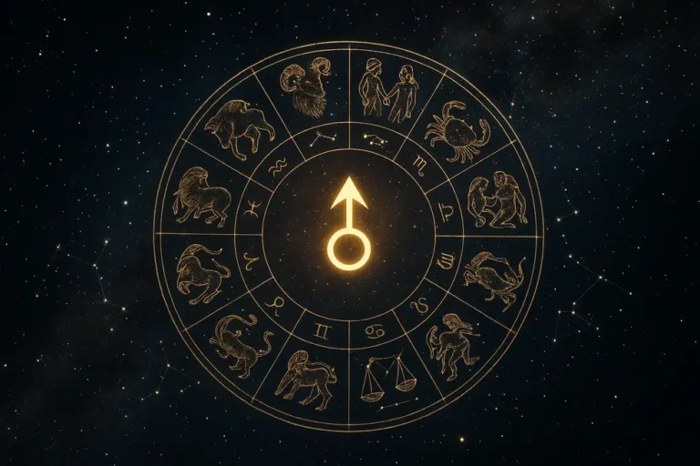 An evocative artistic depiction of zodiac signs and constellations highlighting the significance of ascendent in astrology.