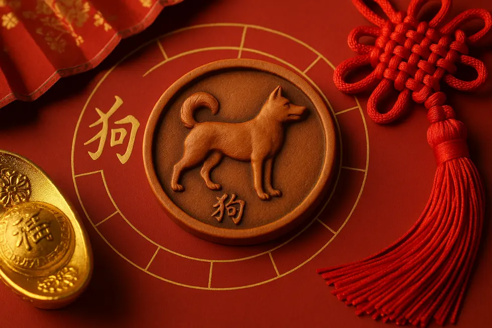 A visually rich cover image representing the Dog zodiac sign, highlighting its cultural significance in Chinese astrology.