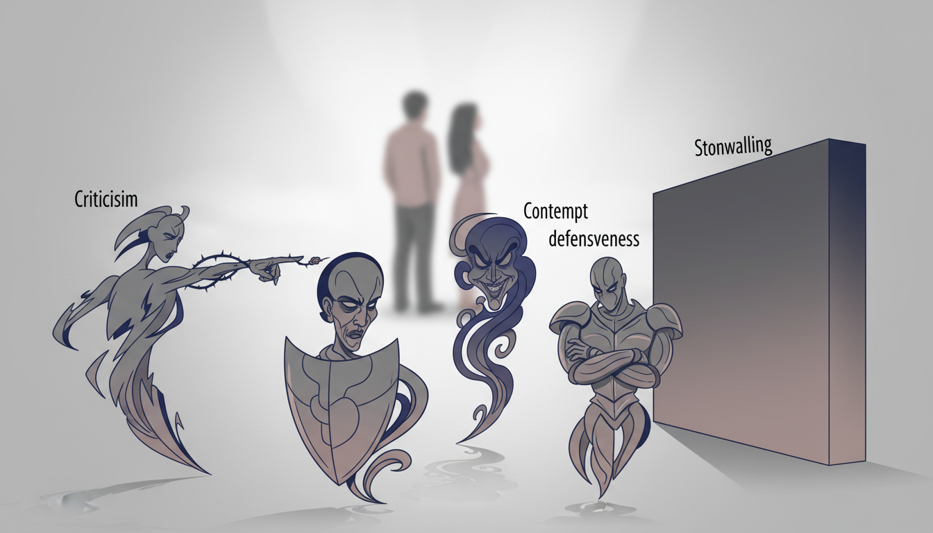 Cztery jeźdźcy apokalipsy w związku - destrukcyjne wzorce komunikacji