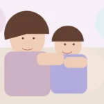 Znaczenie imienia Maksymilian pokazane w rodzinnej pastelowej scenie z mamą i synem we wnętrzu w stylu lifestyle