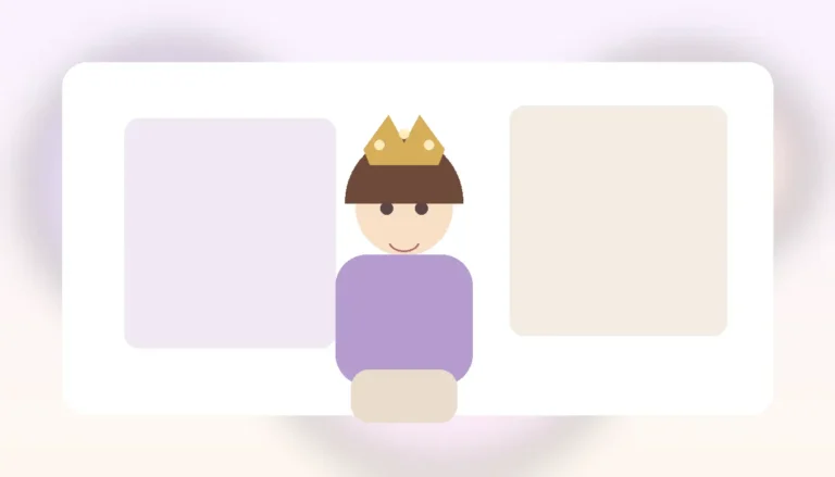 Znaczenie imienia Stefan przedstawione symbolicznie przez eleganckiego chłopca w jasnym wnętrzu z delikatnym motywem korony i tradycji